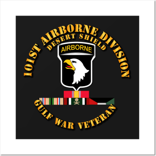 101st Airborne Division - Desert Shield w Svc Posters and Art